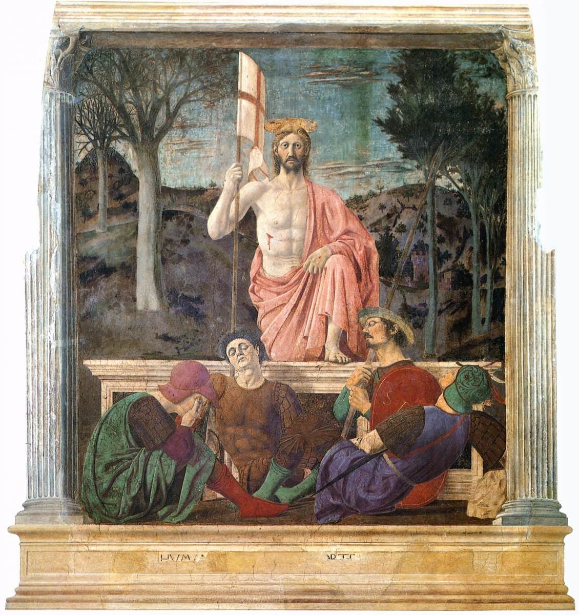 The Resurrection — Piero della Francesca, c. 1465 (Sansepolcro)