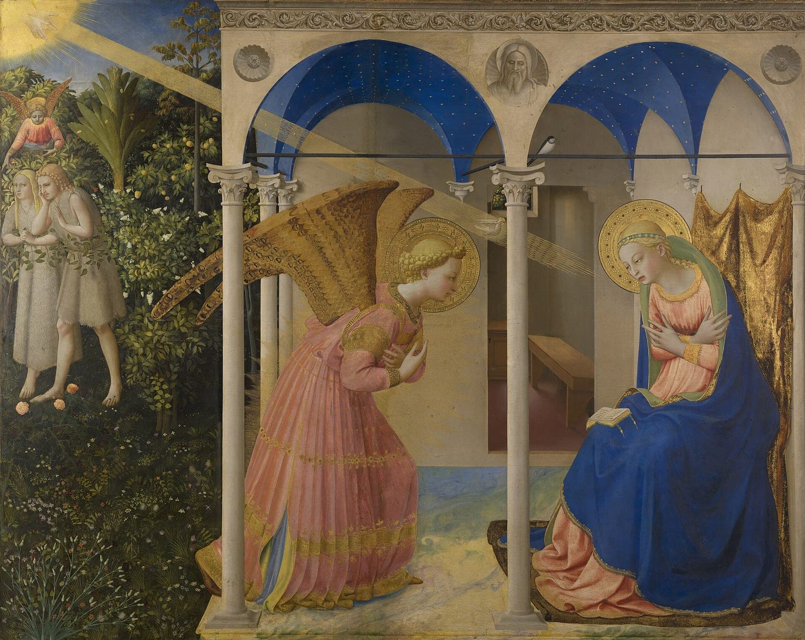 The Annunciation — Fra Angelico, c. 1426 (Museo del Prado)