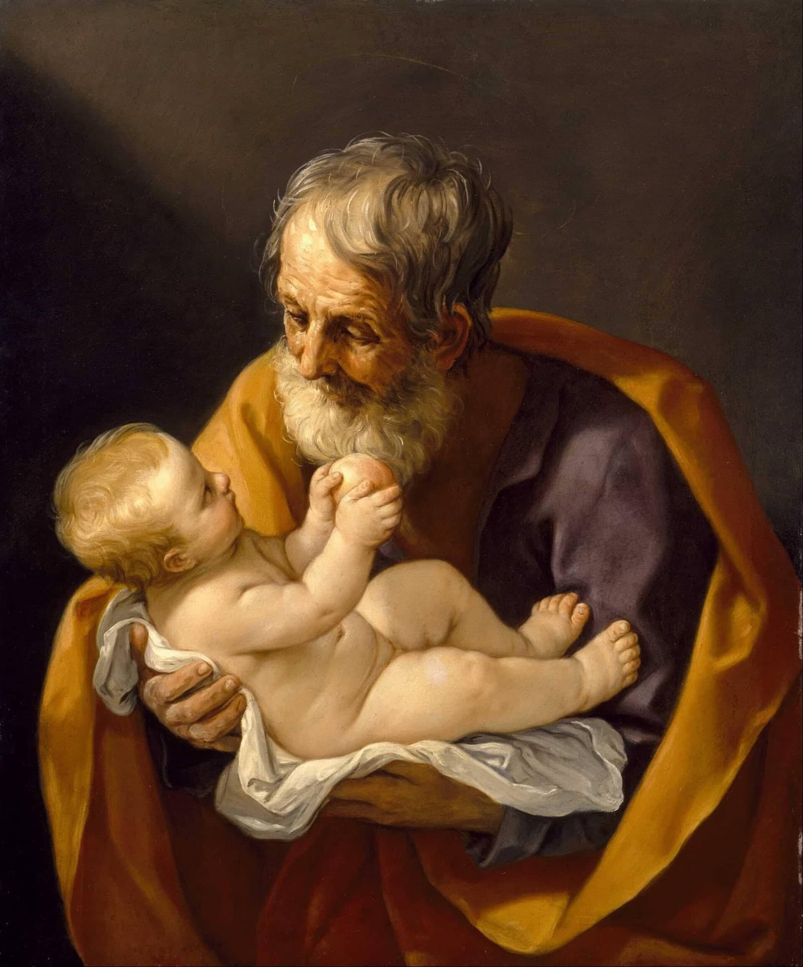 St. Joseph holding the Christ Child